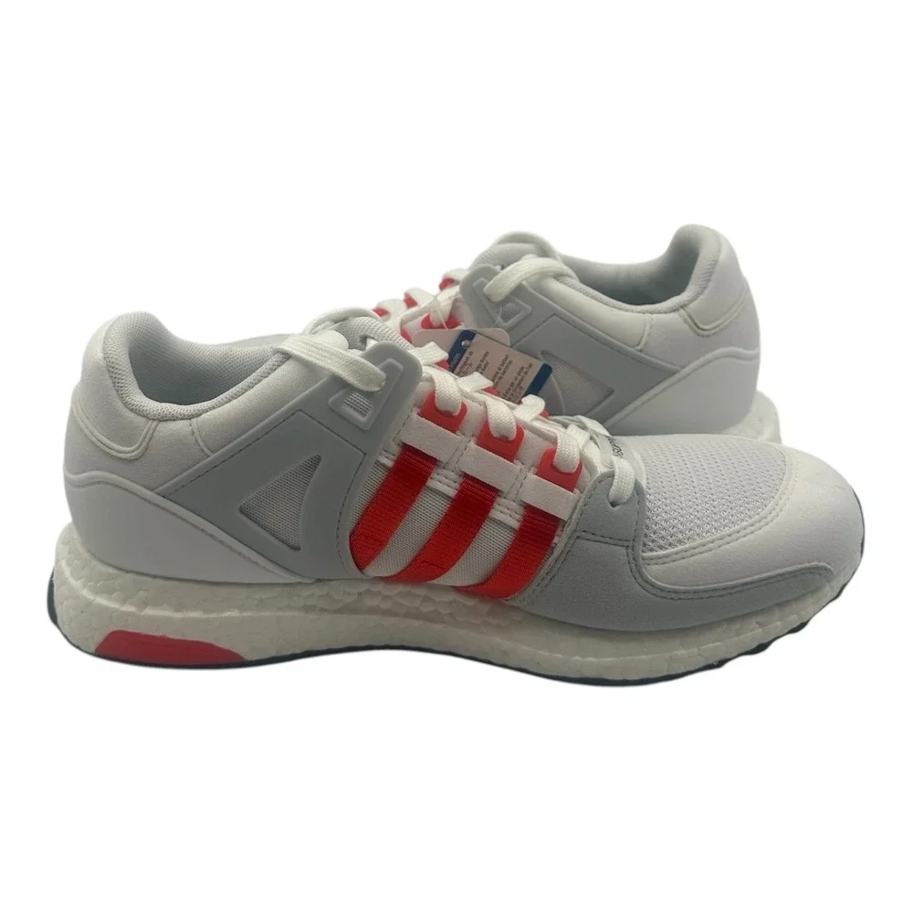 Adidas EQT Support Running Shoes Mens Sz 8 Gray/White/Orange Sneakers BY9532‎